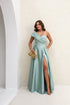VESTIDO UM OMBRO SÓ RODADO VESTIDO DE FESTA PETRA FINA